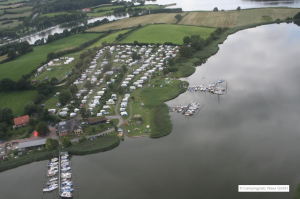 Campingplatz Wees Luftbild